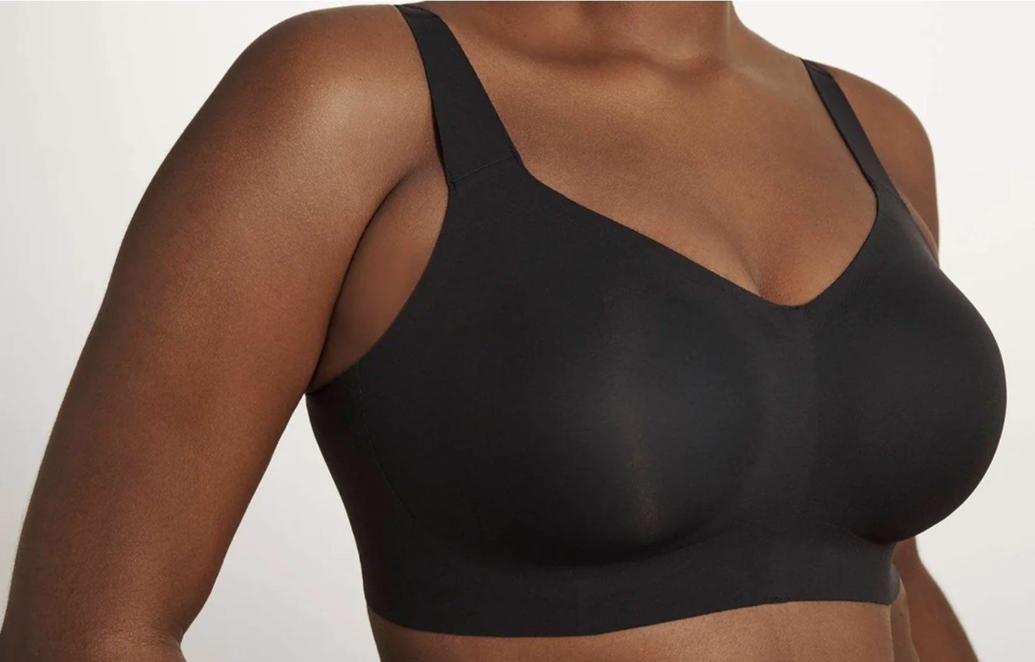 BEYOND WIRELESS BRA, Color: BLACK, Size: SMALL
