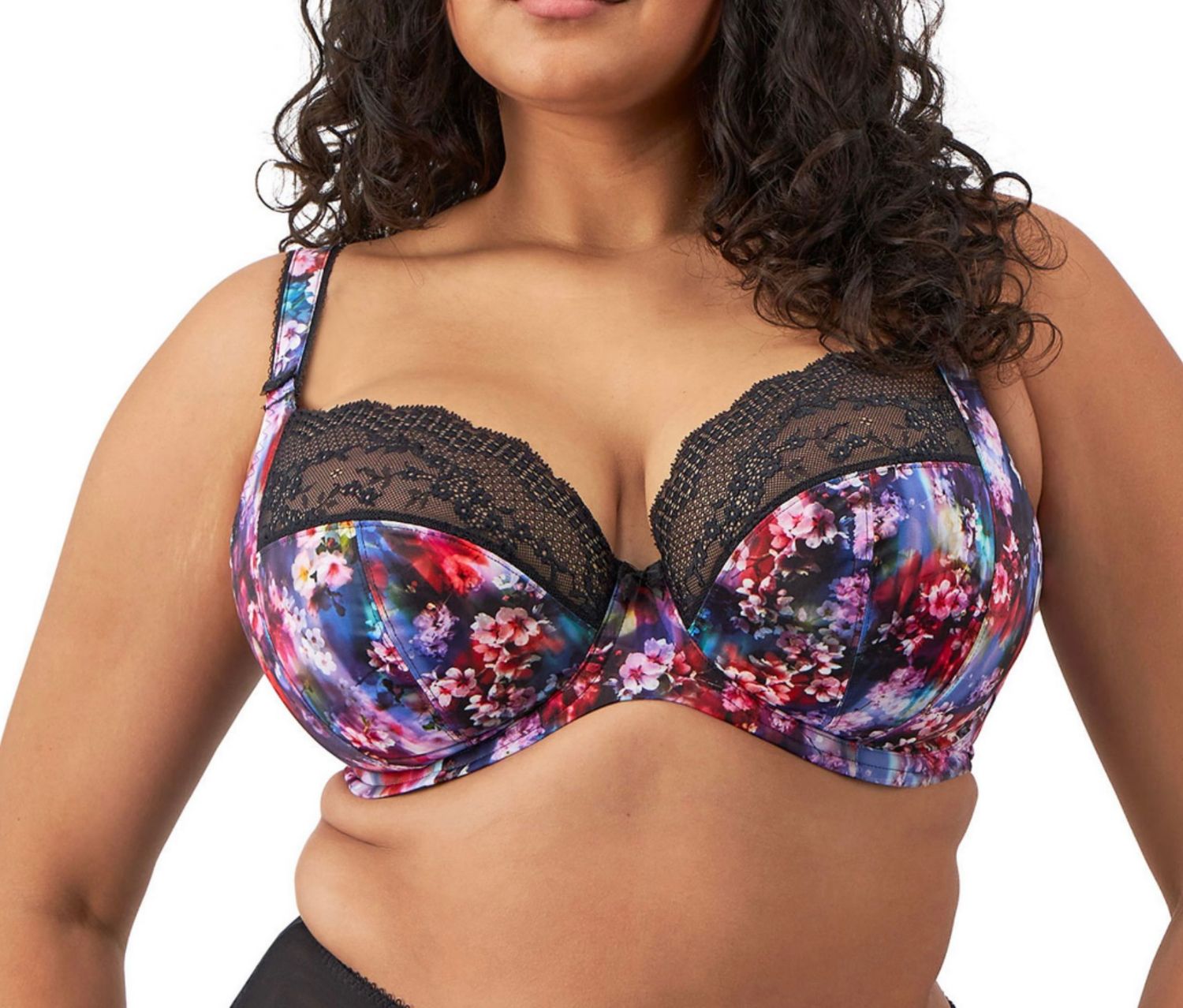 LUCIE UW PLUNGE STRETCH CHERRY BLOSSOM