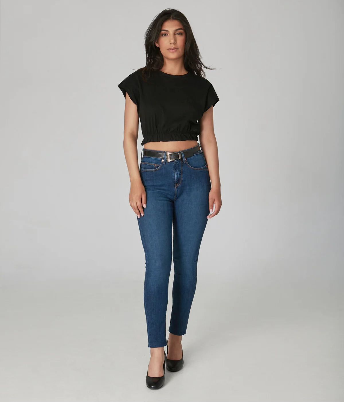 ALEXA HIGH RISE SKINNY JEANS 30” INSEAM COOL STARRY