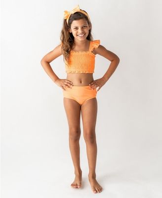 Ruffle Butts Smocked Bikini