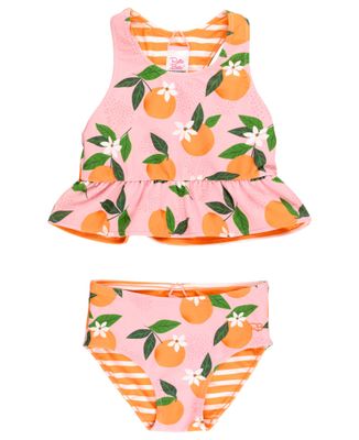 Ruffle Butts Reversible Peplum Tankini