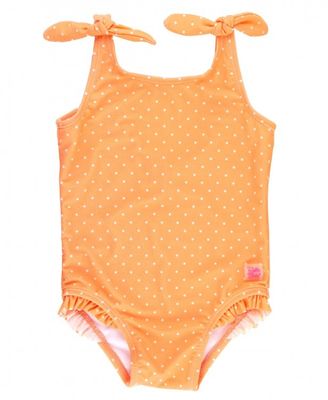 Ruffle Butts Tie Shoulder One Piece