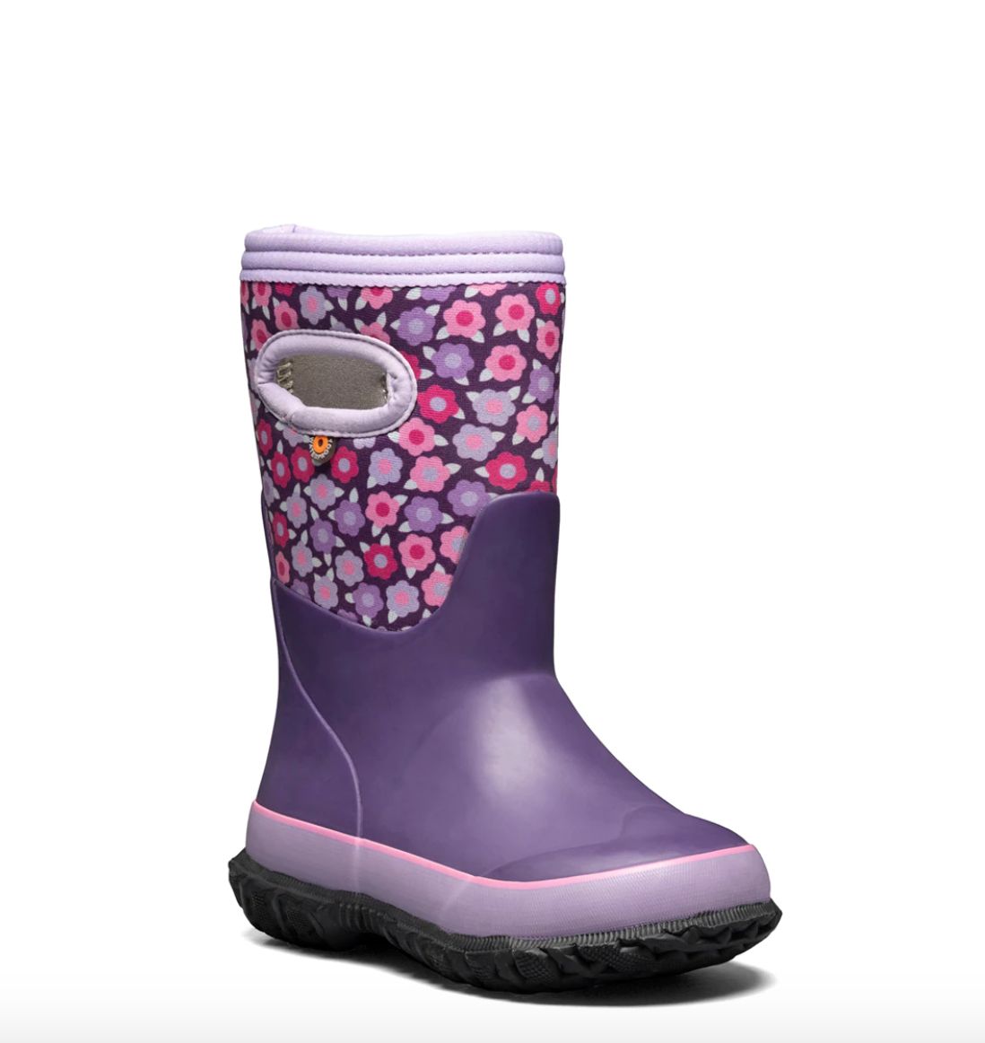Bogs Grasp Boot*, Color: Flowers Purple, Size: 7
