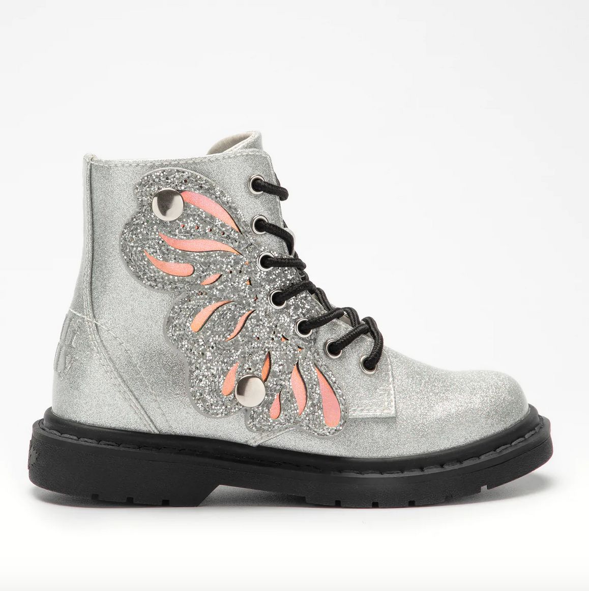Lelli Kelly Hi Top Boot, Color: Ali Di Fata Silver, Size: 27 / 9.5