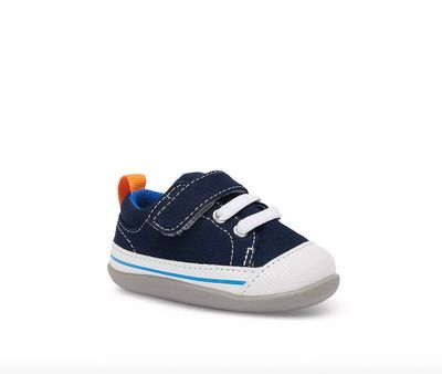 See Kai Run Infant Stevie, Color: Navy Canvas, Size: 3