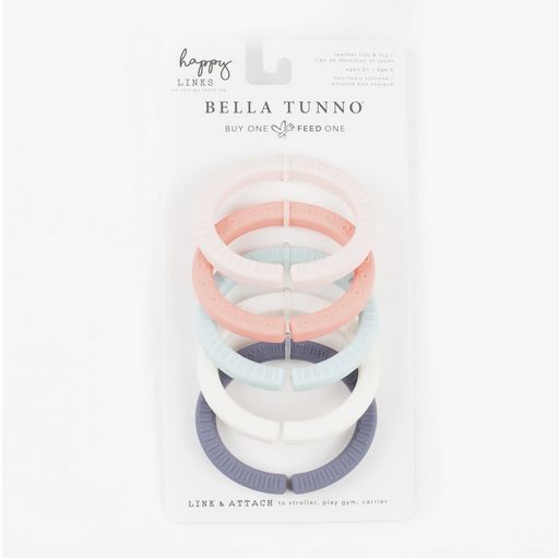 Bella Tunno Teether Link &amp; Toy, Color: Soft Bloom