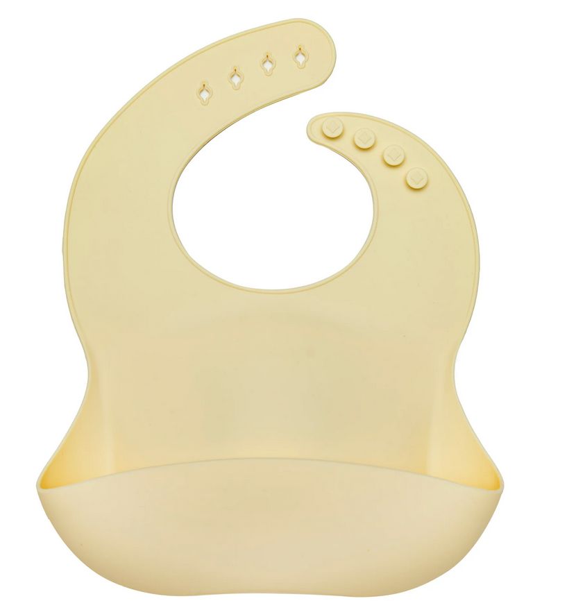 LouLou Lollipop Silicone Bibs, Color: Morning Sun