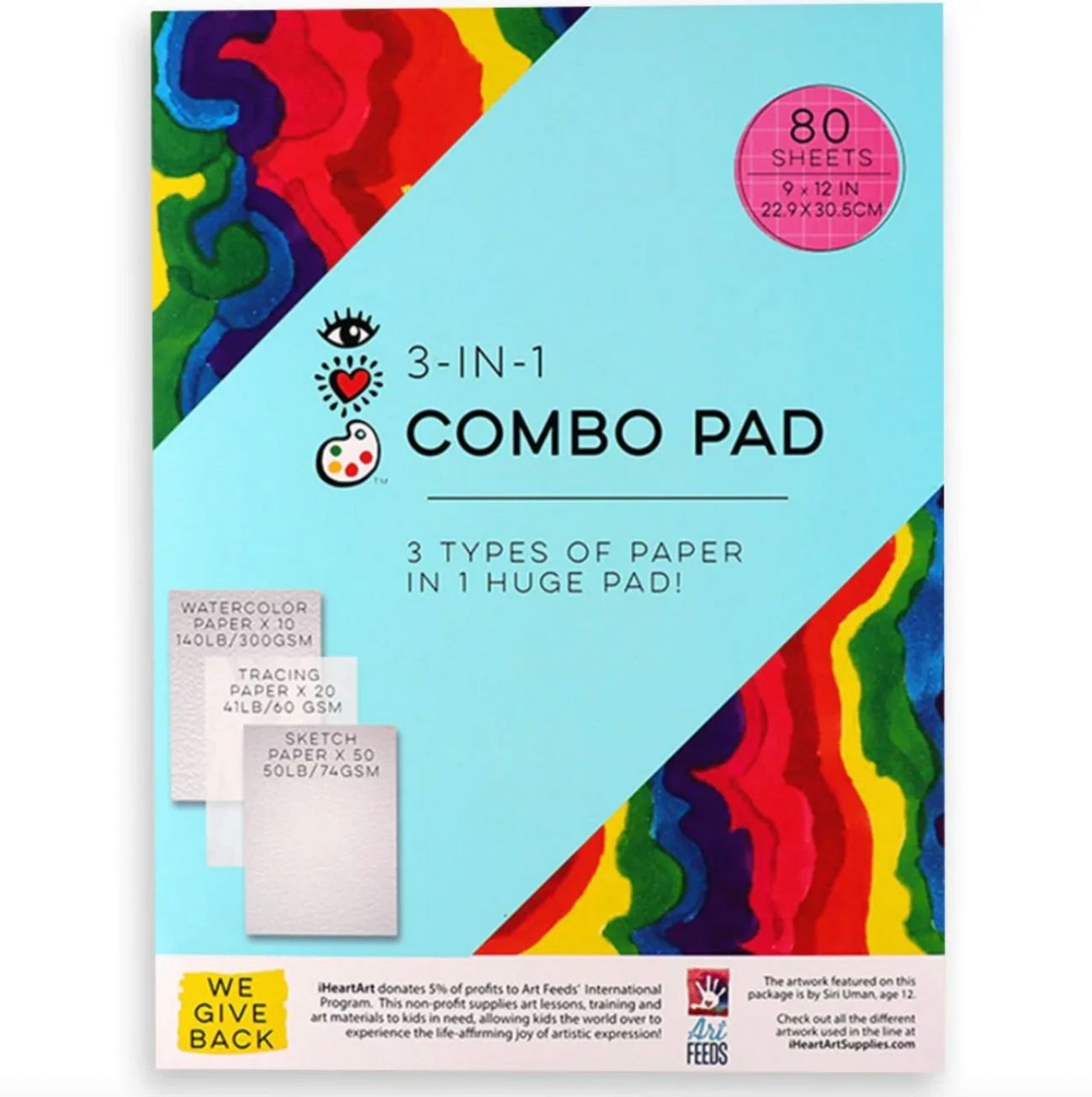 Bright Stripes 15, Color: 3-1 combo pad 80 pg