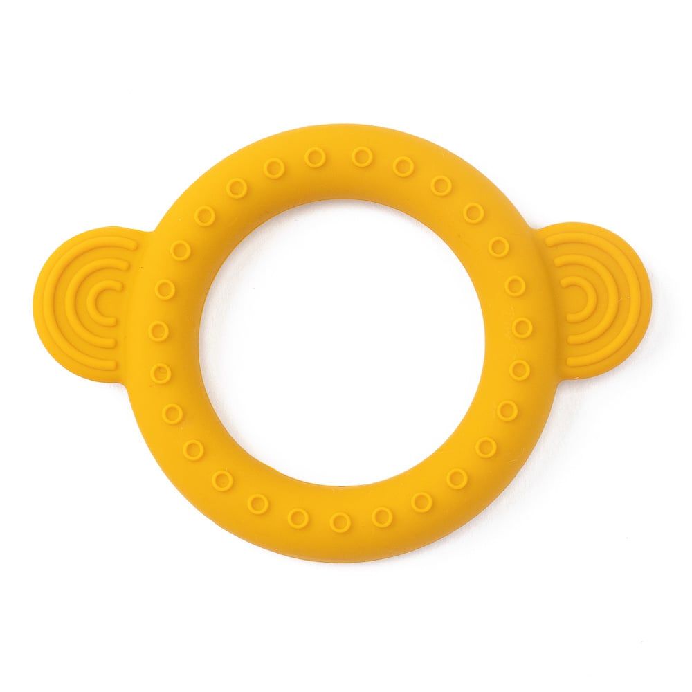 Bella Tunno Teether Shake Toy, Color: Yellow Monkey