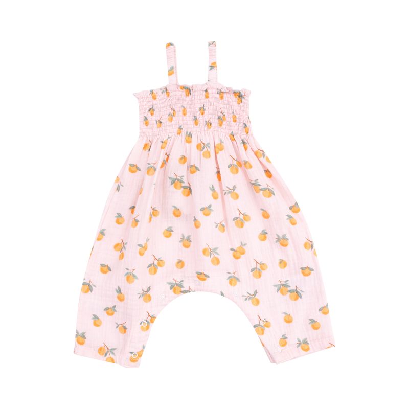 Angel Dear Tie Strap Smocked Romper