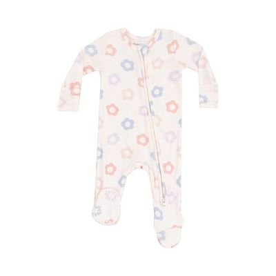 Angel Dear 2 Way Zipper Footie Daisy Pop