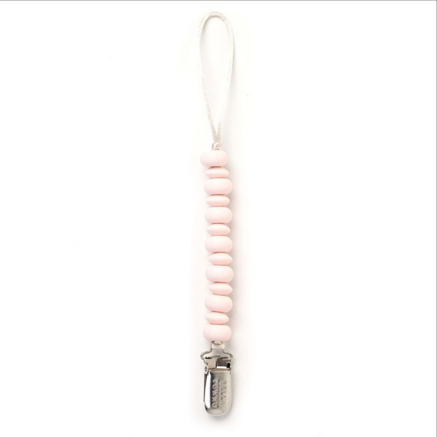 Bella Tunno Pacifier Clip, Color: Light Pink