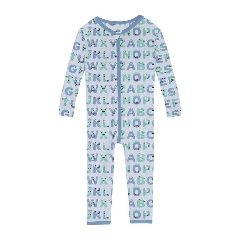 Kickee Pants Zipper Print Convertible Sleeper 
