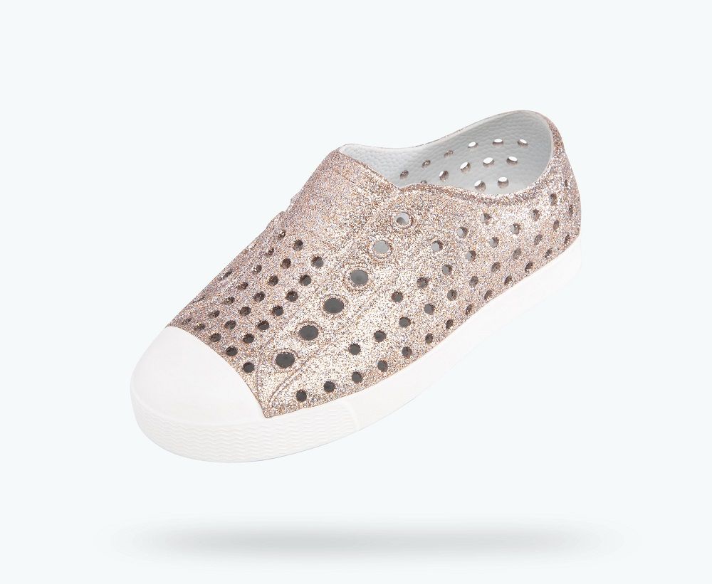 Native Jefferson Bling little, Color: Metal Glitter, Size: 4