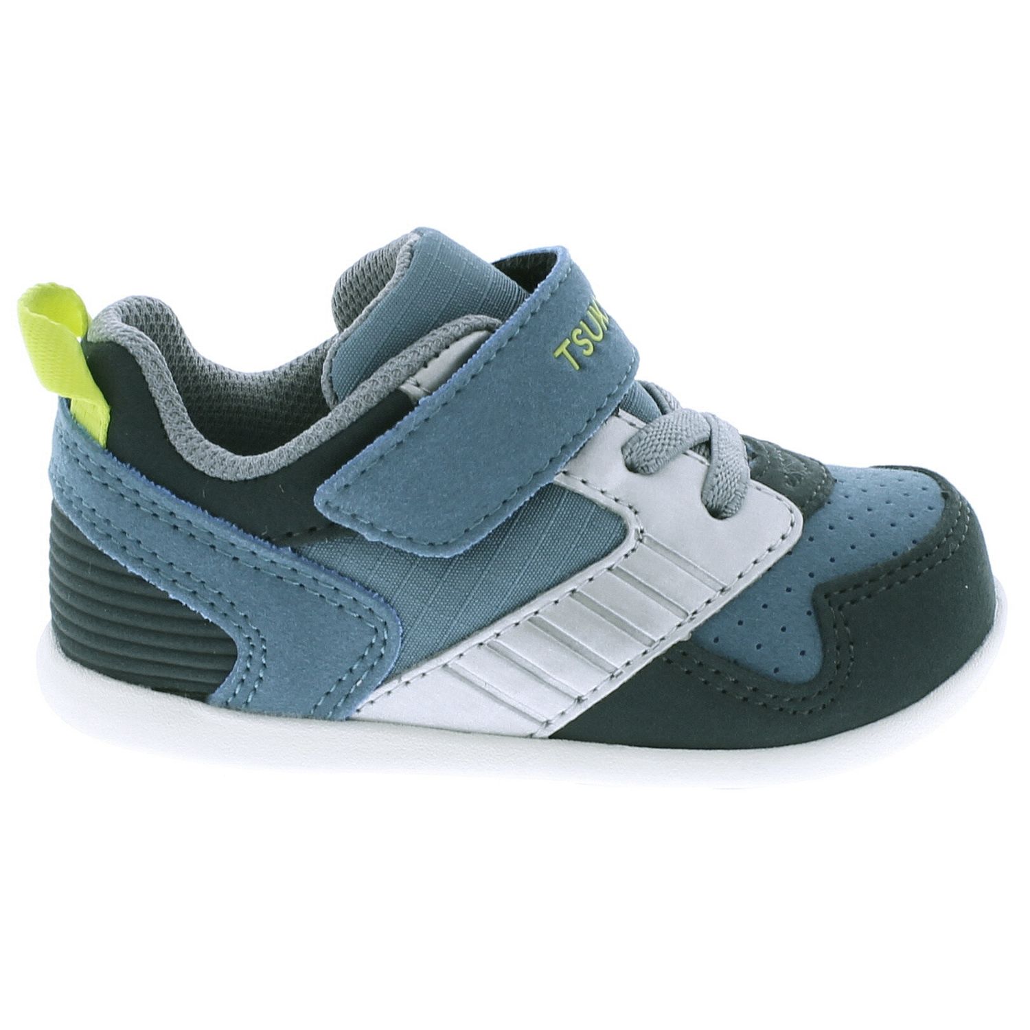 Tsukihoshi Racer Baby 3-6.5 Boys, Color: Sea/Lime, Size: 5