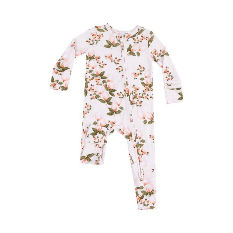 Angel Dear 2 Way Zipper Romper Floating Magnolia