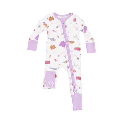 Angel Dear 2 Way Zipper Romper Fishing Things 
