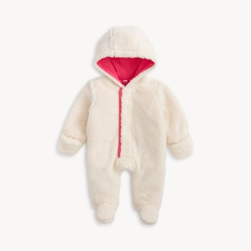Magnetic Me SHERPA FOOTIE, Color: Cream, Size: 0-3M