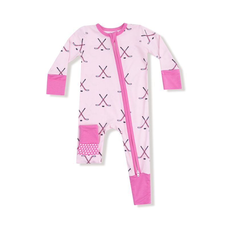 Angel Dear Hockey - Pink - 2 Way Zipper Romper