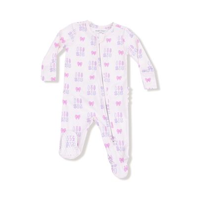 Lil Sis - 2 Way Zipper Ruffle Back Footie