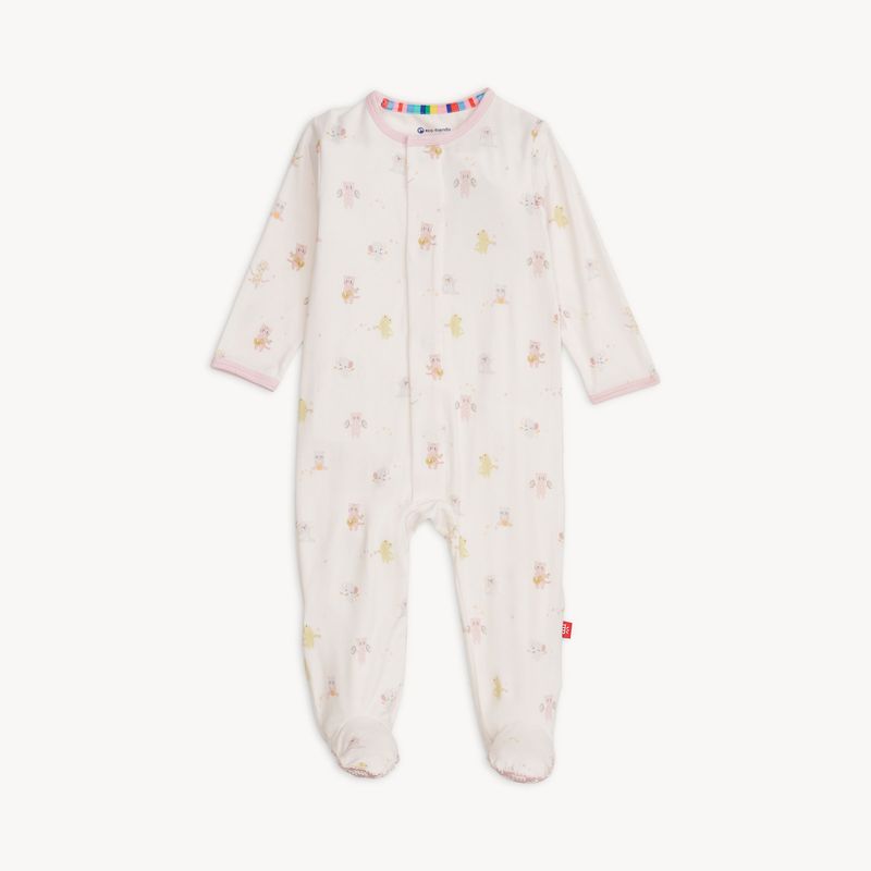 Magnetic Me PINK BABY BEATS MODAL FOOTIE