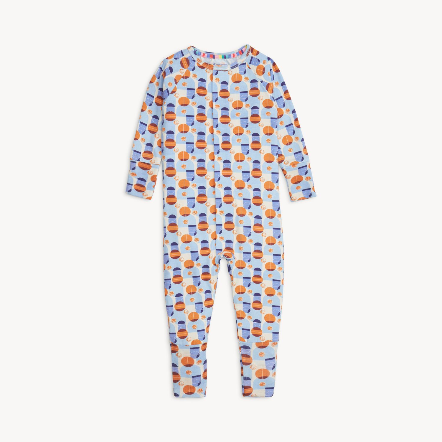Magnetic Me HOOPS, THERE IT IS MODAL CONV COVERALL, Size: 9-12M, Color: HOOPT
