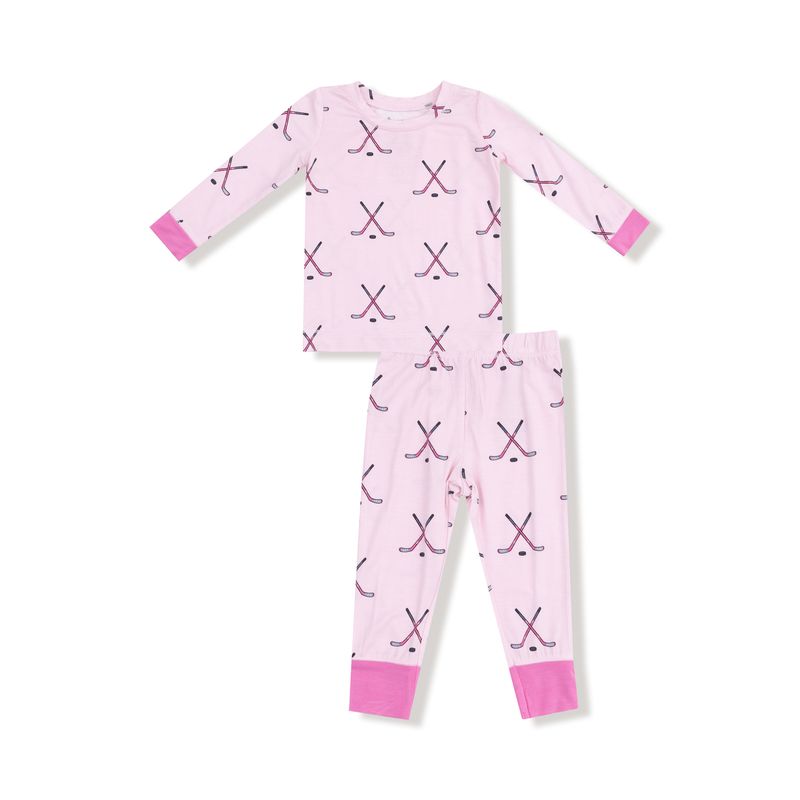Hockey - Pink - L/S Loungewear Set