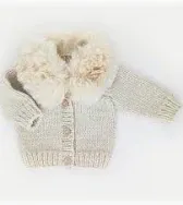 Huggalugs Fur Cardigan