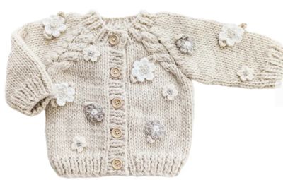 Huggalug Flower Cardigan