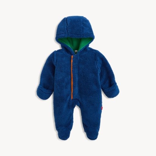 Magnetic Me SHERPA FOOTIE, Color: HUDSON Navy, Size: 0-3M