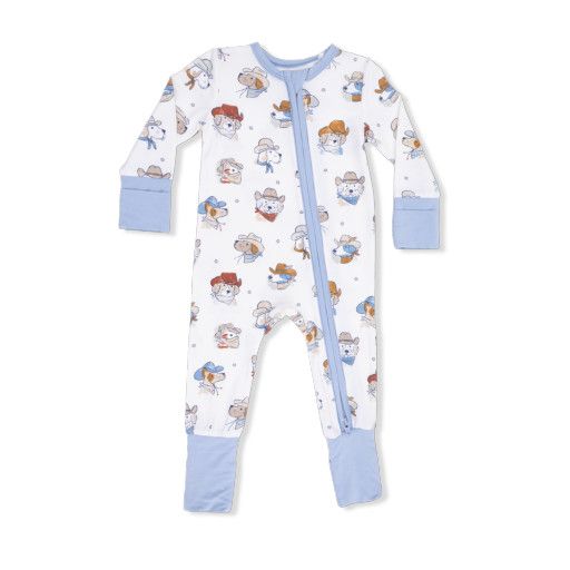 Angel Dear Cowdogs - Convertible Romper, Color: BEIGE, Size: 0-3M