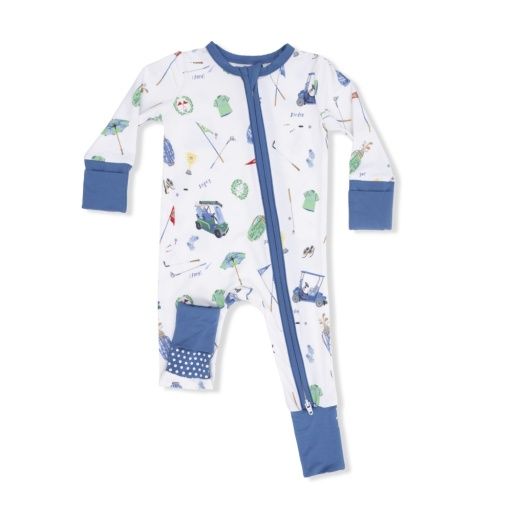 Angel Dear Golf Things - Convertible Romper, Color: IVORY, Size: 0-3M