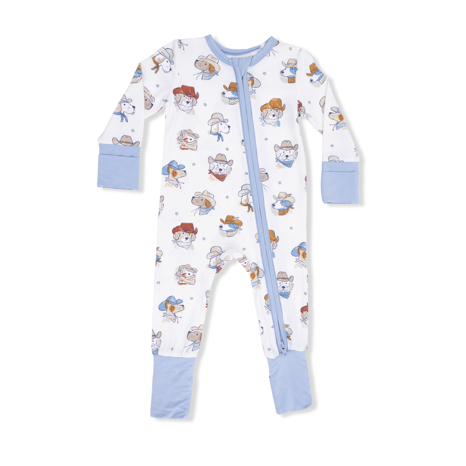 Angel Dear Cowdogs - Convertible Romper, Color: BEIGE, Size: 0-3M