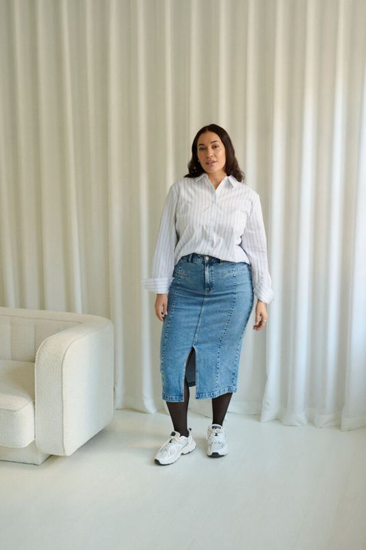 KCthura Denim Skirt