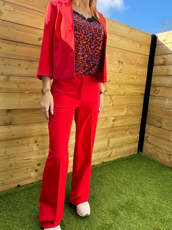 Selia Leo Flames Top