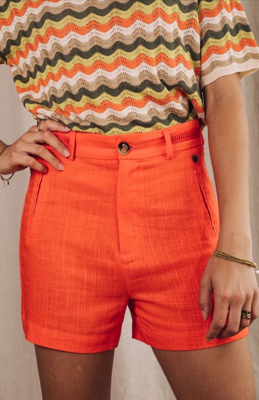 Flavie Plain Linen short