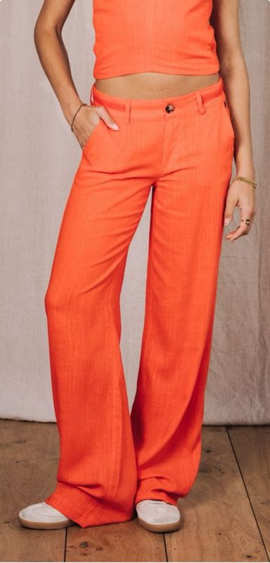 Agatha Plain Linen broek