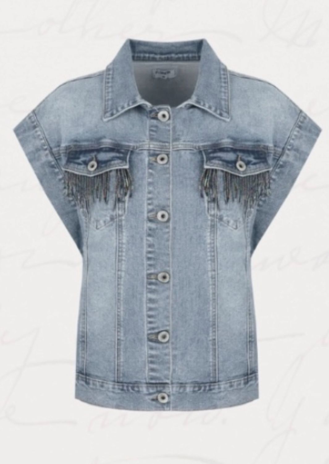 Meghan gilet denim