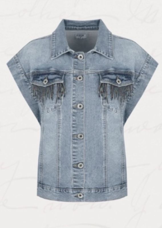 Meghan gilet denim