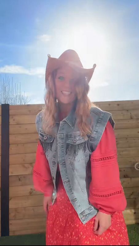 Meghan gilet denim
