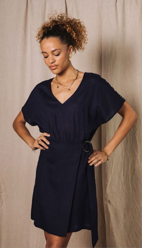 Rushine Linen jurk