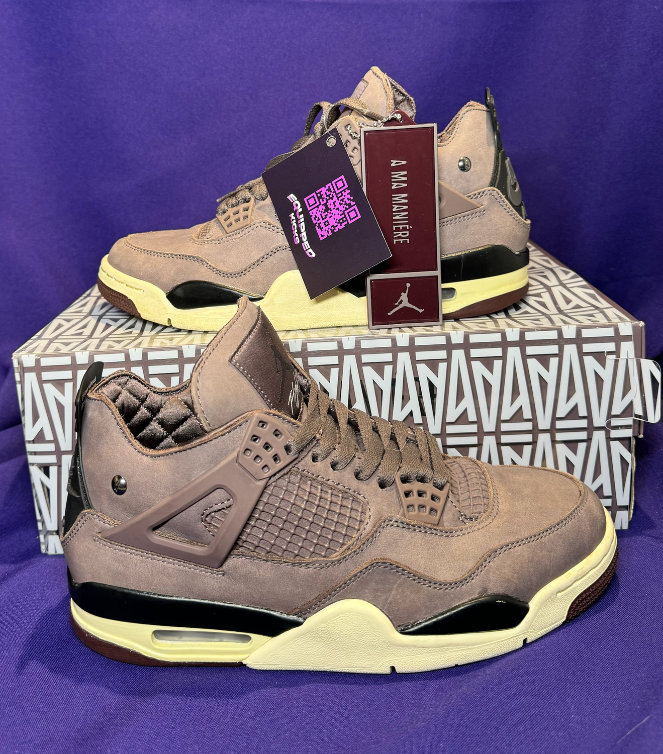 Jordan 4 Retro A Ma Maniére Violet Ore Size uk 7 (Pre-Loved)