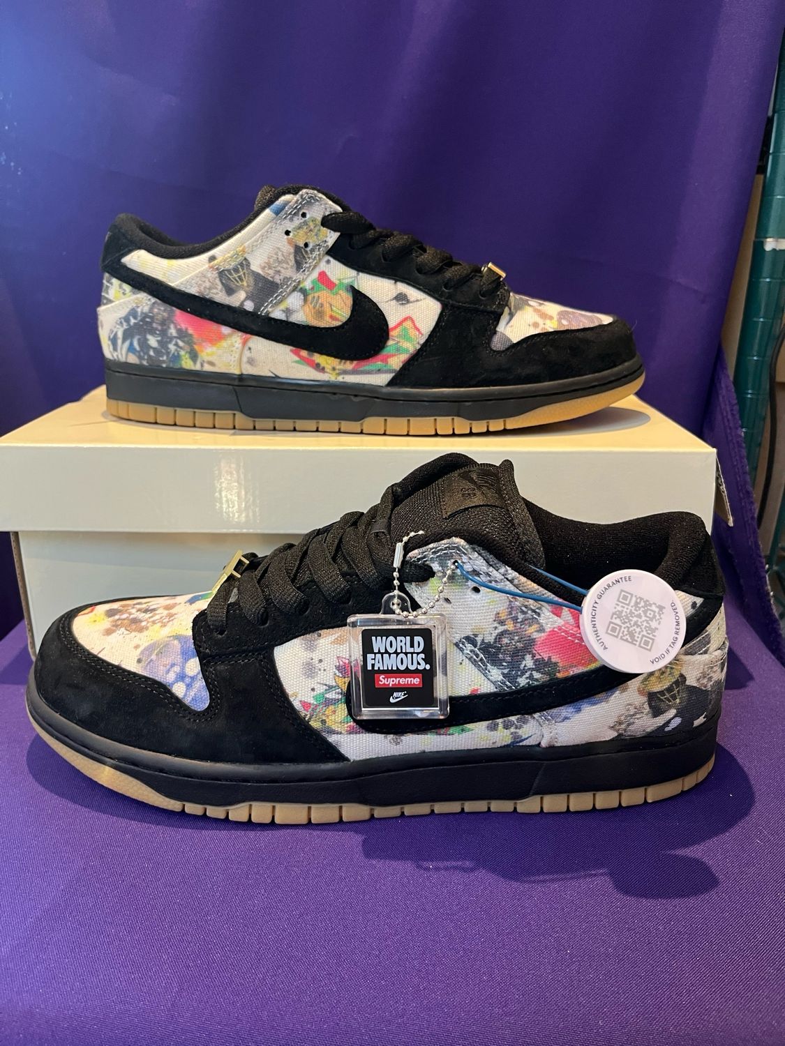 Supreme X SB Dunk Low Rammellzee