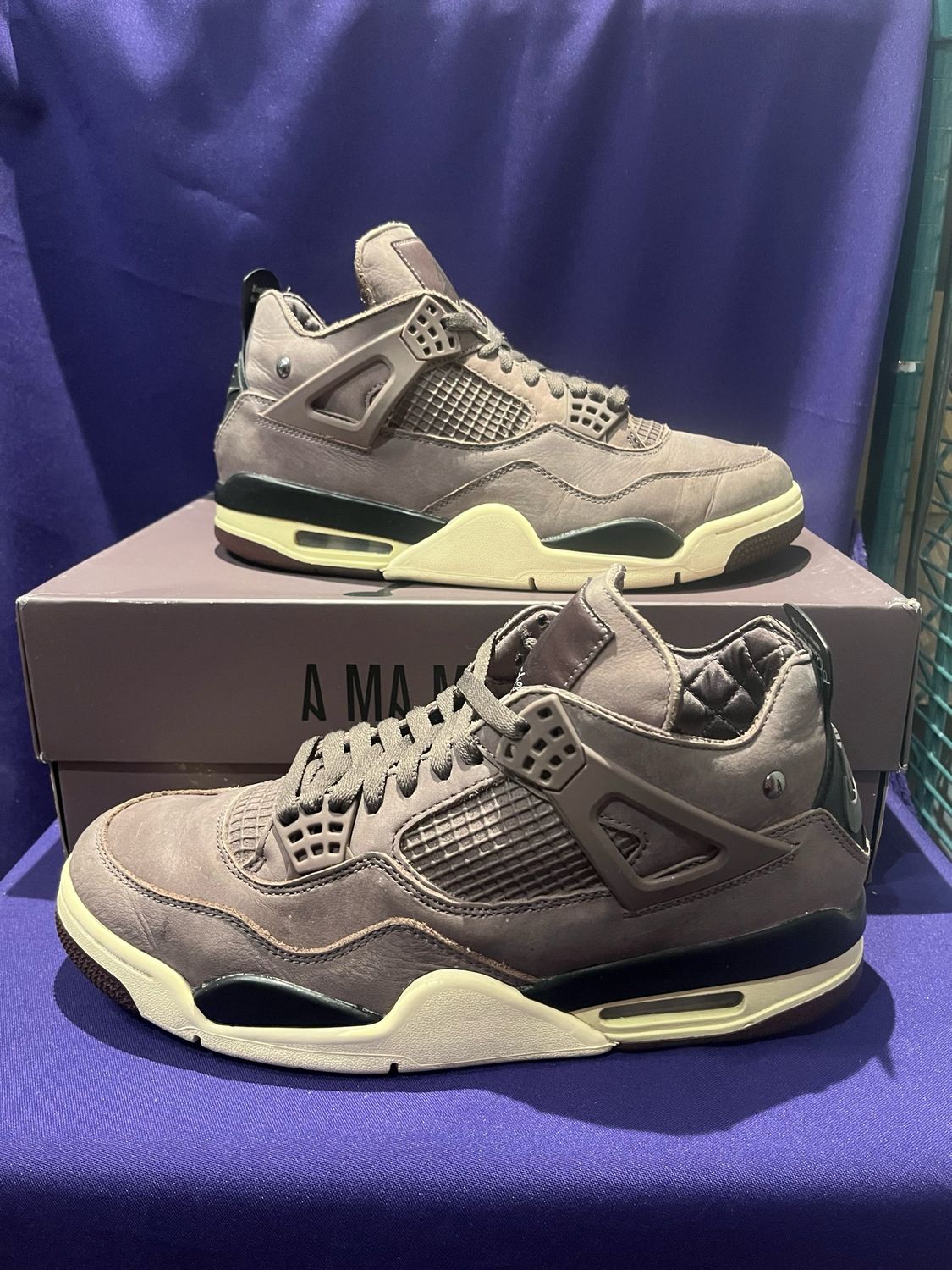 Nike Jordan 4 Retro x A Ma Maniere Mid Violet Ore Uk Size 9 Us10 Great Condition