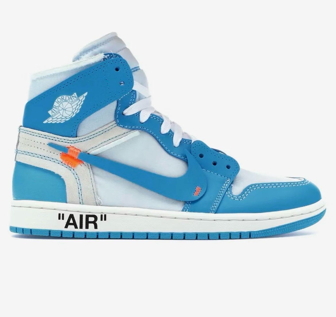 Air Jordan 1 X Off-White Retro High UNC University Blue