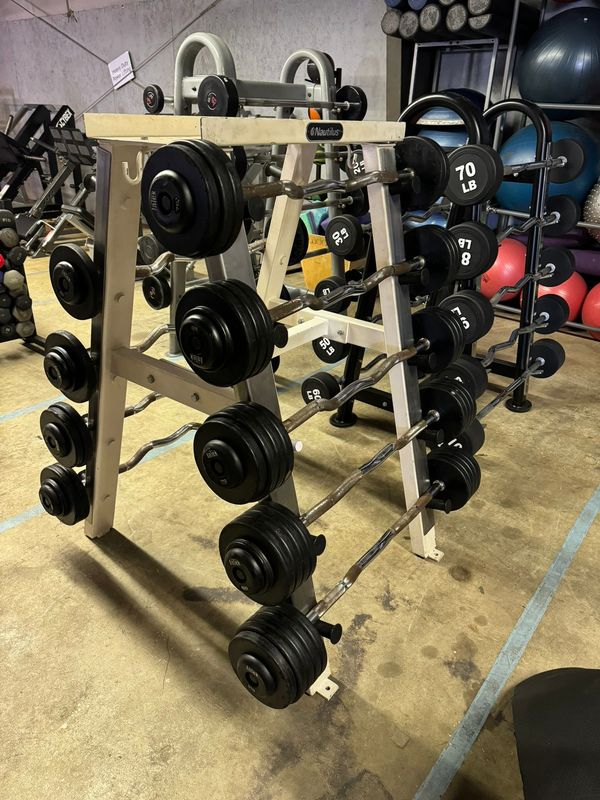 Fixed curl bars 30 to 110