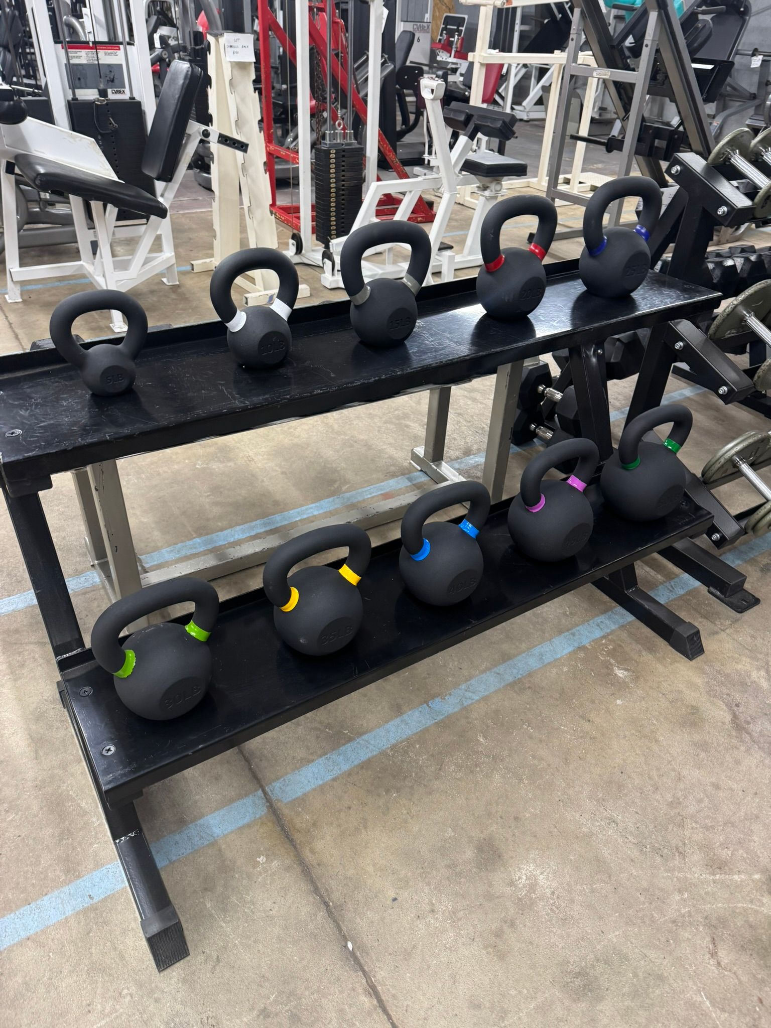Kettlebell set 5 to 50