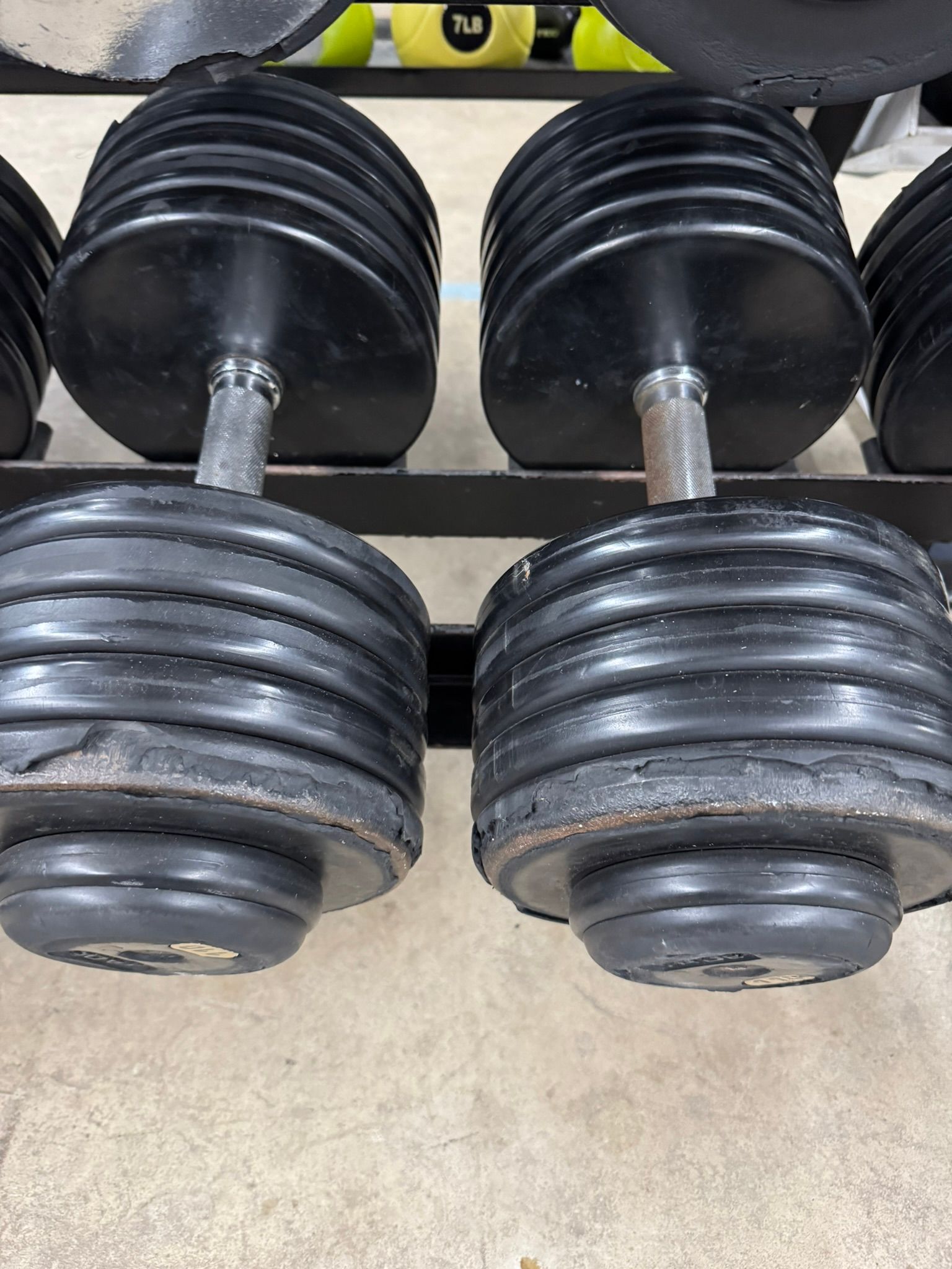 Jade 110lb Dumbbells