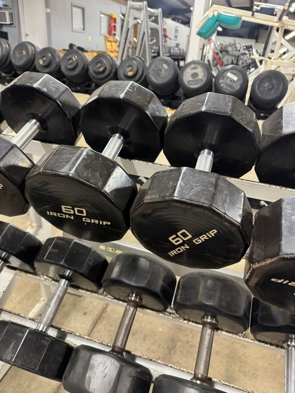 Iron Grip 60lb Dumbbell Pair