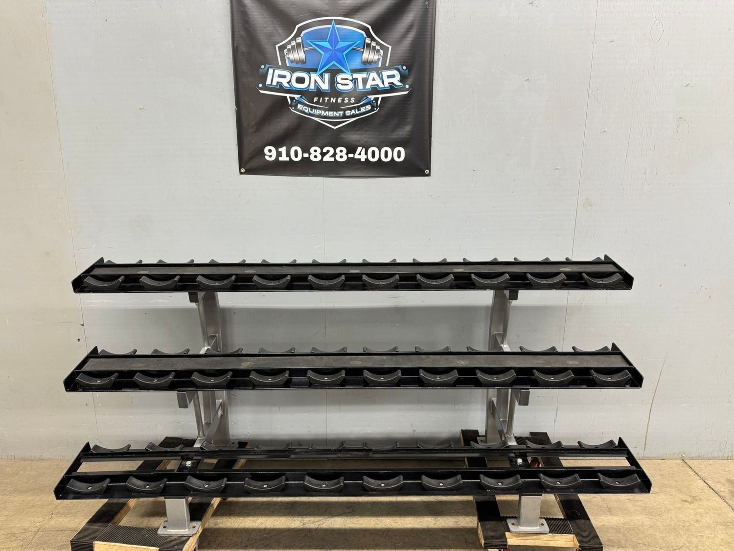 Hammer Strength Three Tier Dumbbell Rack